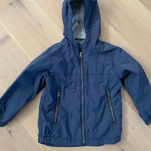 Navy babyGap Toddler 4T rain jacket/windbreaker